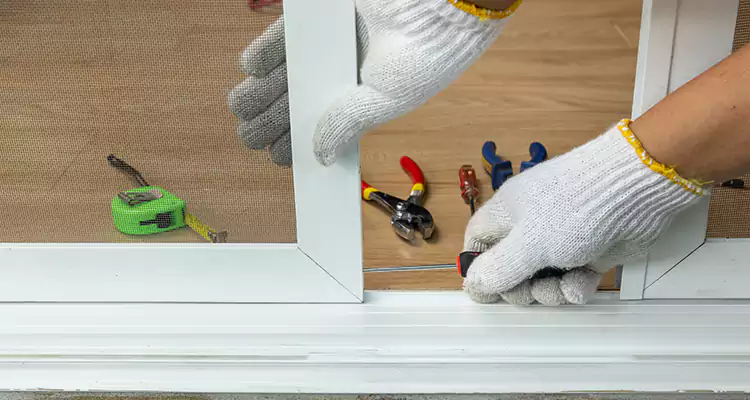 Sliding Glass Door Off Rails Repair in North Miami, FL