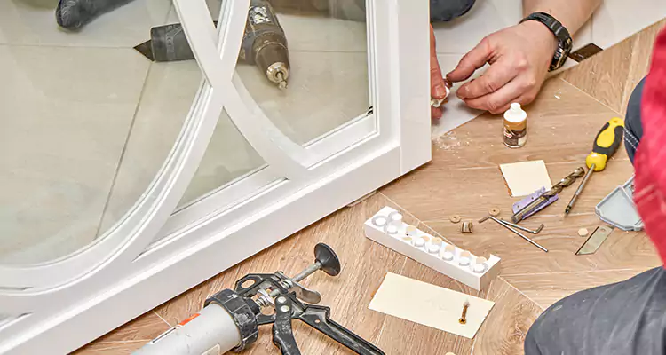 Interior Patio Door Casing Repair in North Miami, FL
